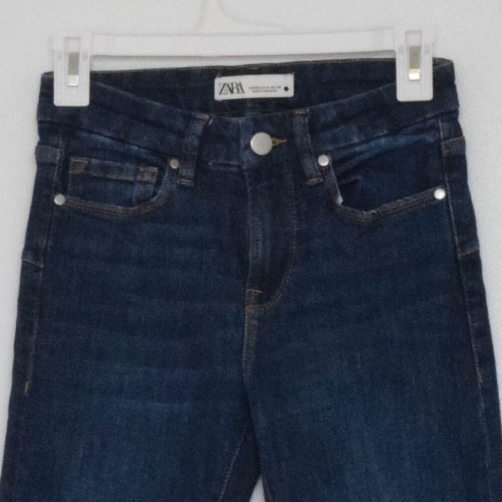 Zara Dark Denim Bootcut Jeans